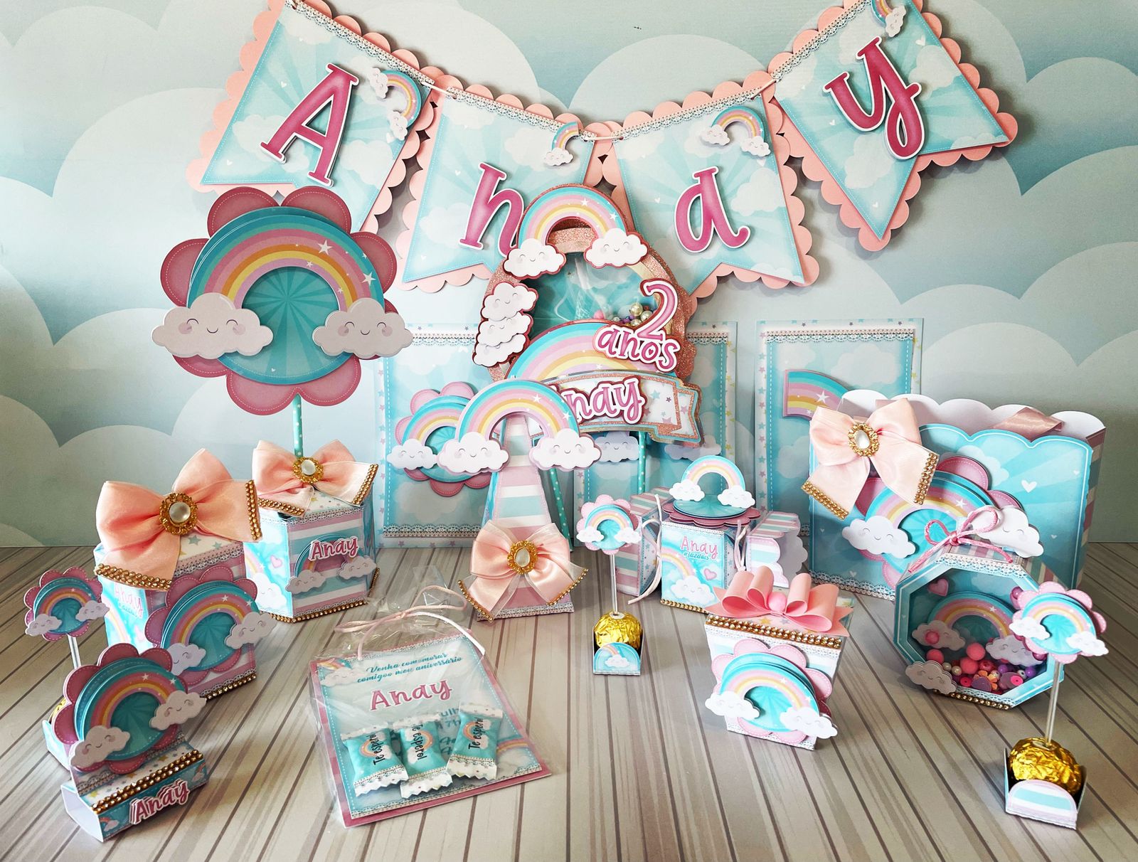 [Arquivo] - Kit Caixas/topo/baideirola Arco Iris 04