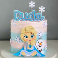 [Arquivo] - Topo de Bolo Frozen Elza cute